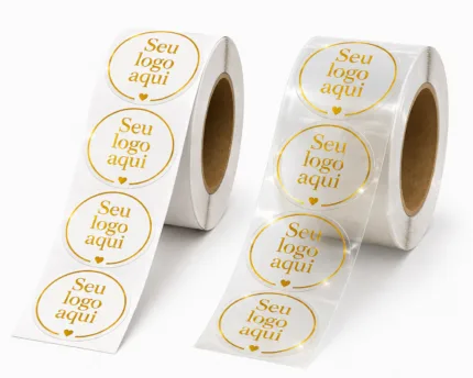 Etiqueta 3.0x3.0 cm Personalizada Adesiva Redonda
