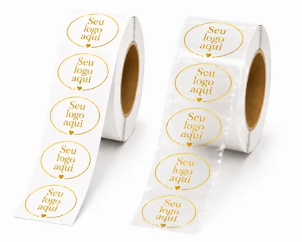 Etiqueta 5.0x9.0 cm Personalizada Adesiva Oval