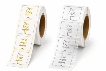 Etiqueta 2.5x4.0 cm Personalizada Adesiva Retangular