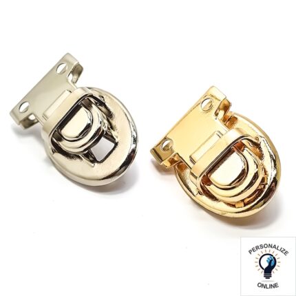 Fecho para cartonagem dourado