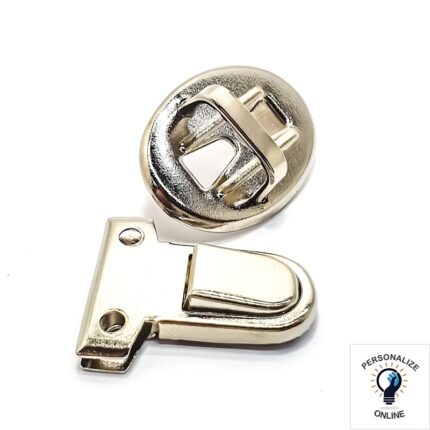 Fecho para cartonagem dourado