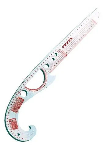 Regua Curva Flexível 55 cm
