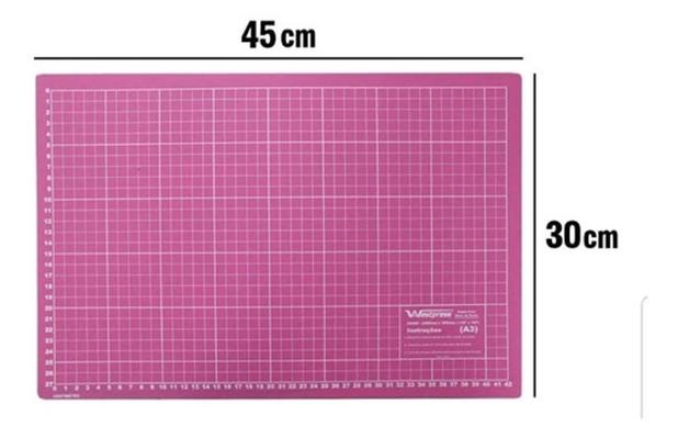 base de corte 45x30 rosa