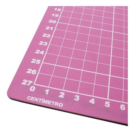 Base de corte rosa de doble cara 45x60 cm. AC