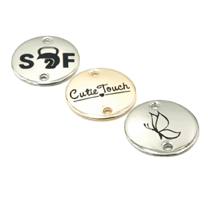Etiqueta Com Dois Furos Personalizada 2x2 cm