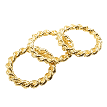 Argola Trabalhada Corrente 40 mm