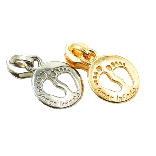 cursor amor infinito prata e dourado