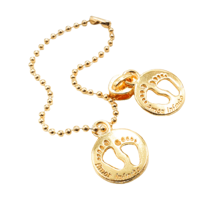 Pingente Amor Infinito Dourado