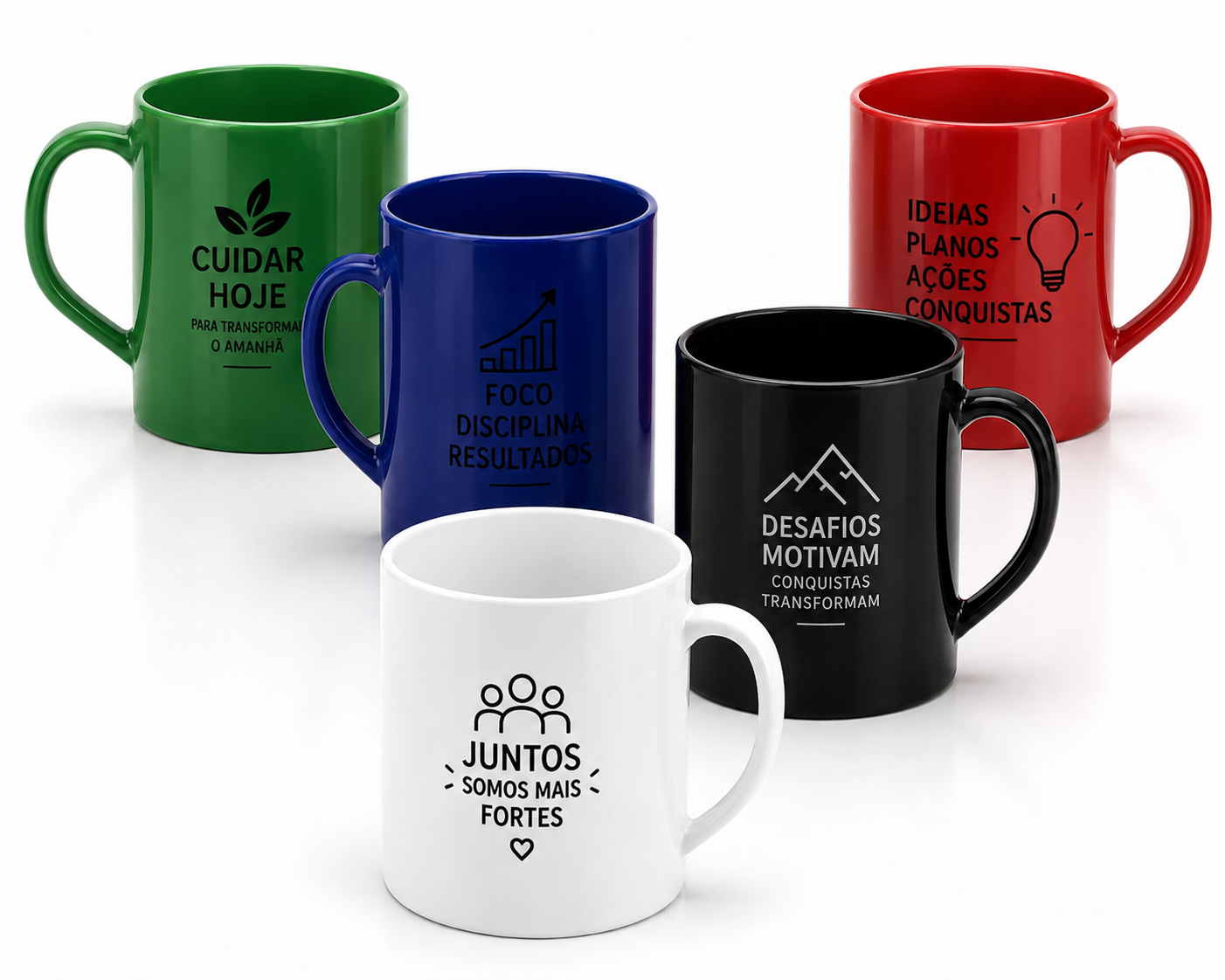 Caneca Plástica Personalizada 400 ml