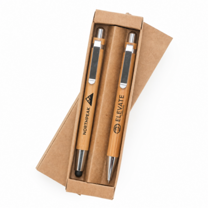 Kit Caneta e Lapiseira Personalizada Eco Premium I