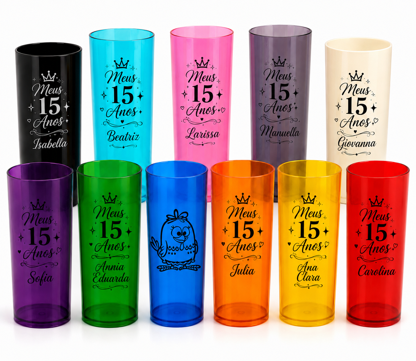Copo Long Drink Personalizado Colors 330 ML