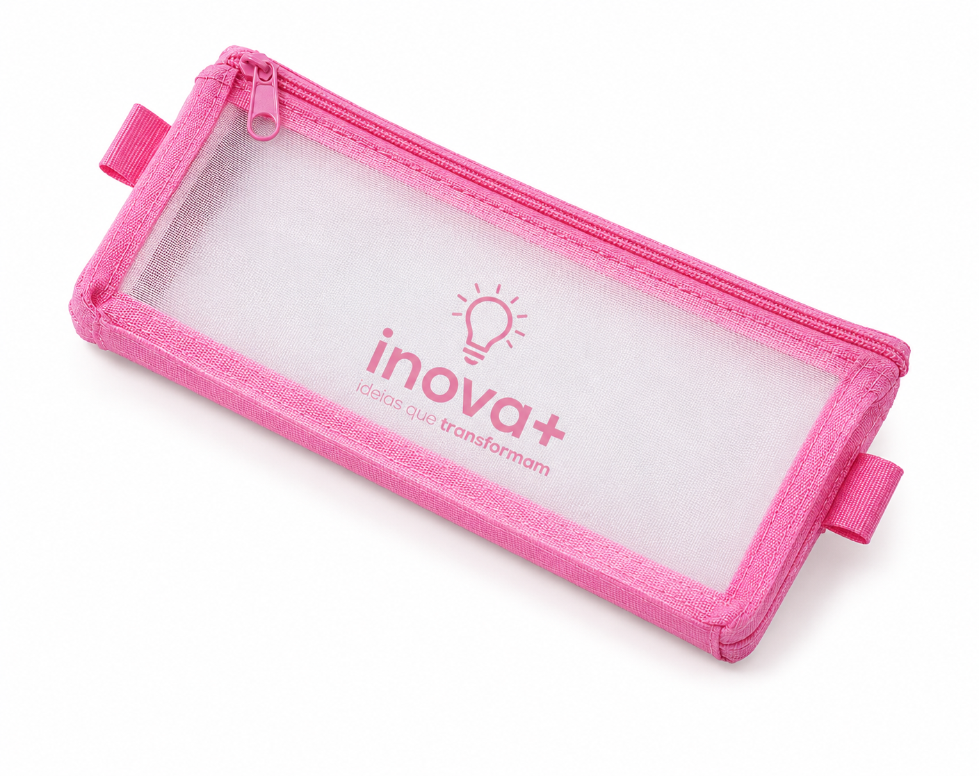 Estojo de Nylon Personalizado Rosa