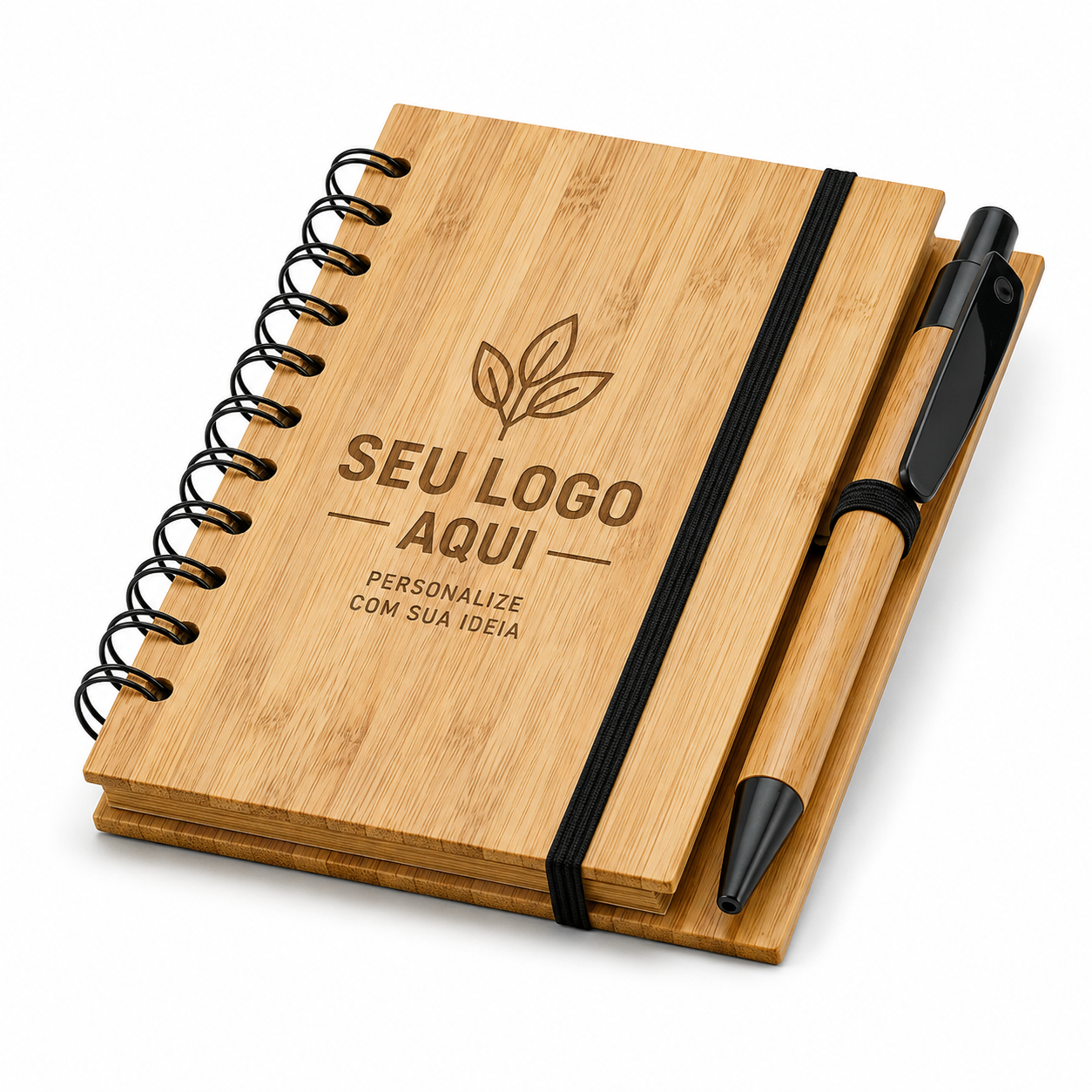 Moleskini Bambu Personalizado