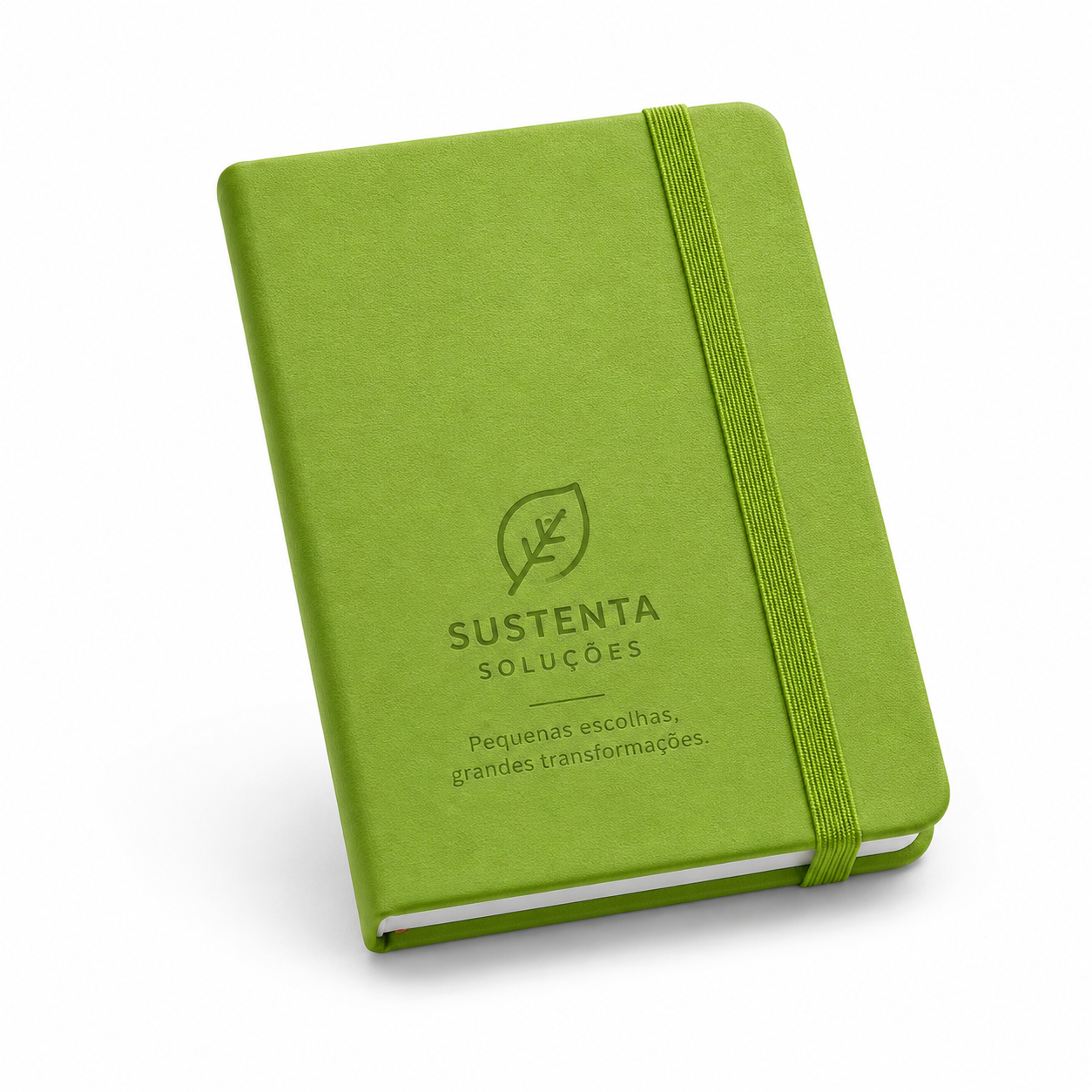 Moleskini de Bolso Verde Personalizado