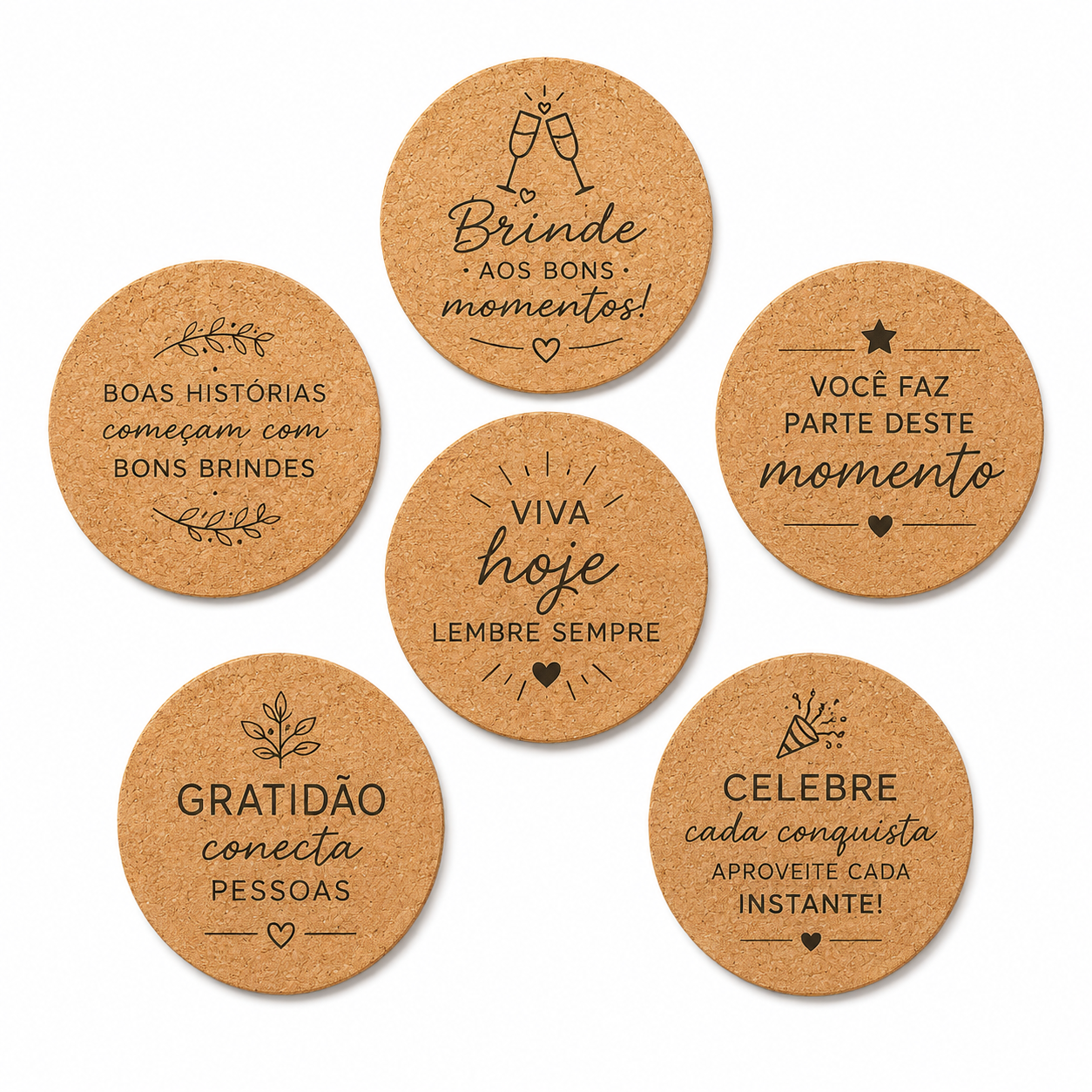 Porta Copos Personalizados em 5
