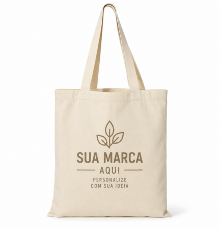 Sacola de Algodão Cru Personalizada