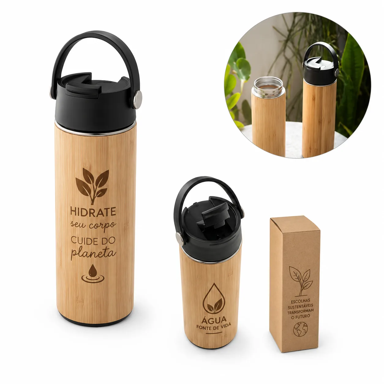 Squeeze Bambu Eco Personalizado Natuin