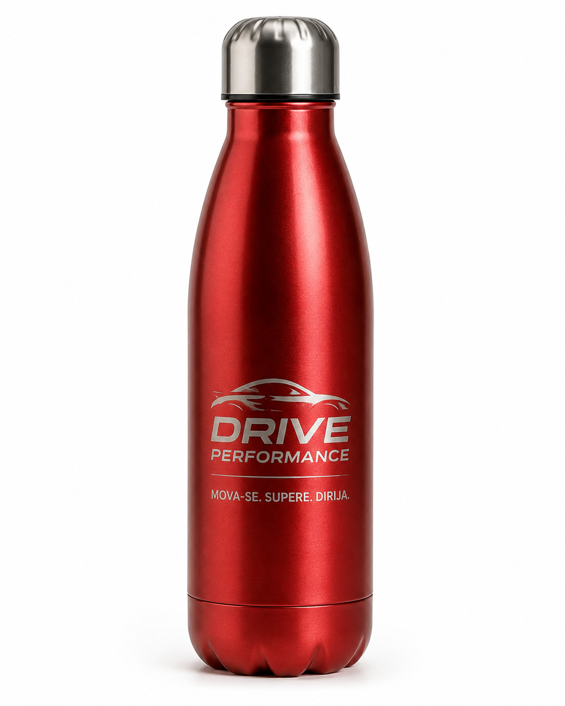 Squeeze Plástico Metalizado Personalizado 680 ML Vermelha