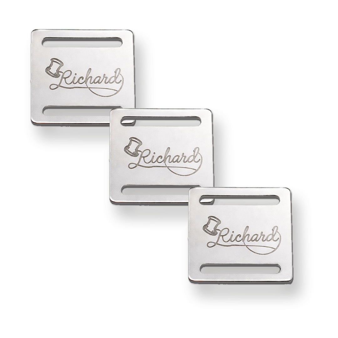 Etiqueta Passante Personalizada 3.5x3.5 cm de Acrílico Etiqueta Passante Personalizada 3.5x3.5 cm de Acrílico