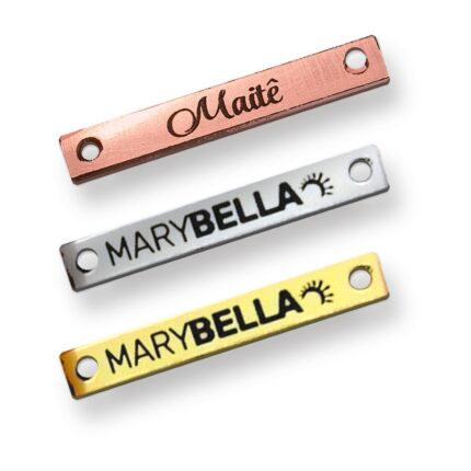 Etiqueta Tag Personalizada 3.0x0.5 cm Metacryl